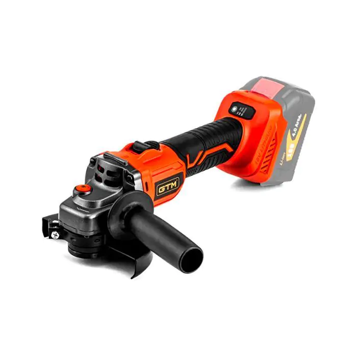 Аккумуляторная угловая шлифмашина GTM AGC18/125BL безщеточная каркас - фото 2