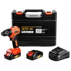 Акумуляторний безщітковий шуруповерт GTM DS18/50BL + 2 АКБ і ЗП у кейсі (DS18/50BL) — мініатюра 1