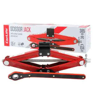 Товар Домкрат ромбовий CarLife 1,5т 104-385мм з тріскачкою