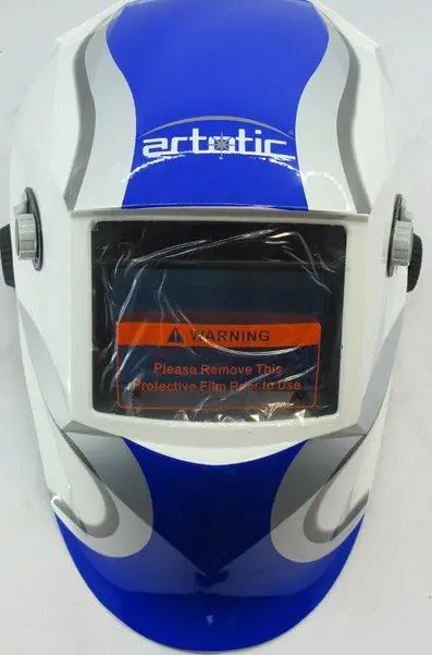 Маска зварювальника хамелеон Vita artotic sun7b сине-белая - фото 2