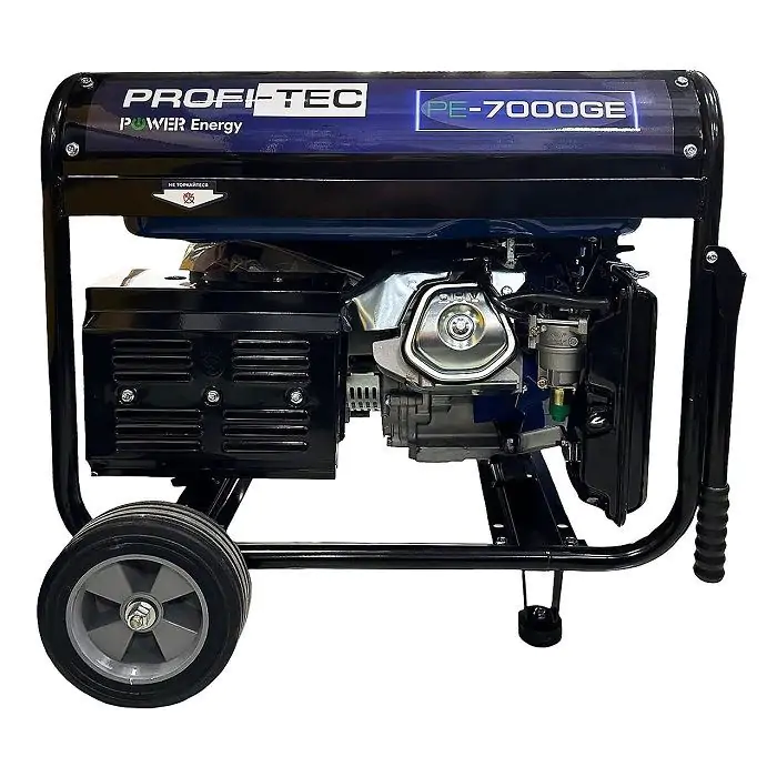 Бензиновый генератор PROFI-TEC PE-7000GE (7.0 кВт, электростартер) - фото 2 Бензиновый генератор PROFI-TEC PE-7000GE (7.0 кВт, электростартер) - фото 2