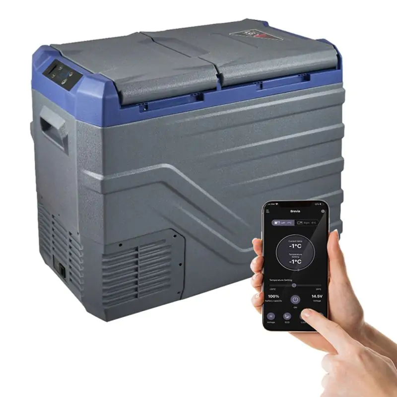 Холодильник автомобільний Brevia 39л (компресор LG) двокамерний 22965 - фото 5