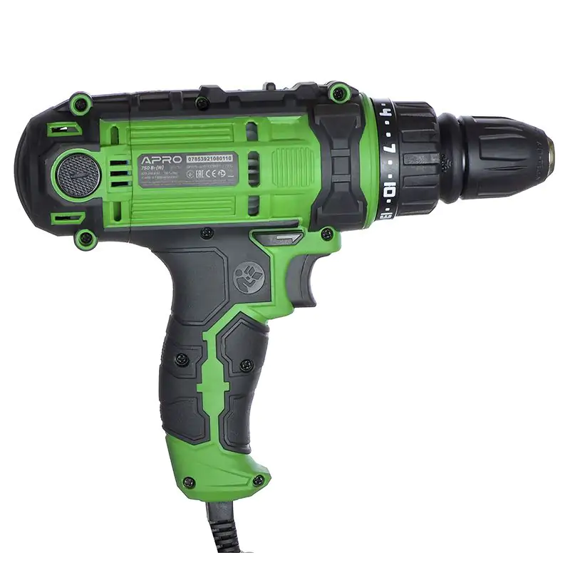 Дрель-шуруповерт сетевой Apro D750C - фото 4