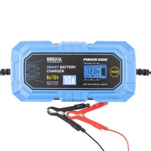 Зарядний пристрій АКБ Brevia Power 6/12В 200А·год 10А