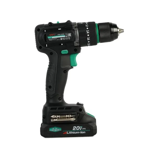 Акумуляторний ударний дриль-шуруповерт DWT ASBP-20 DNG-2 BMC - фото 3 Акумуляторний ударний дриль-шуруповерт DWT ASBP-20 DNG-2 BMC - фото 3