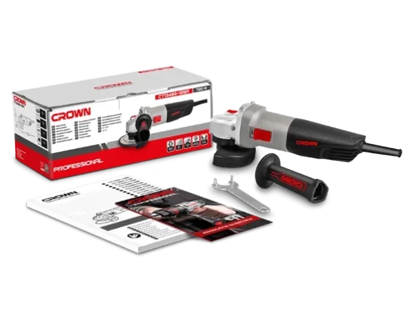 Угловая шлифмашина CROWN CT13497-125R - фото 3
