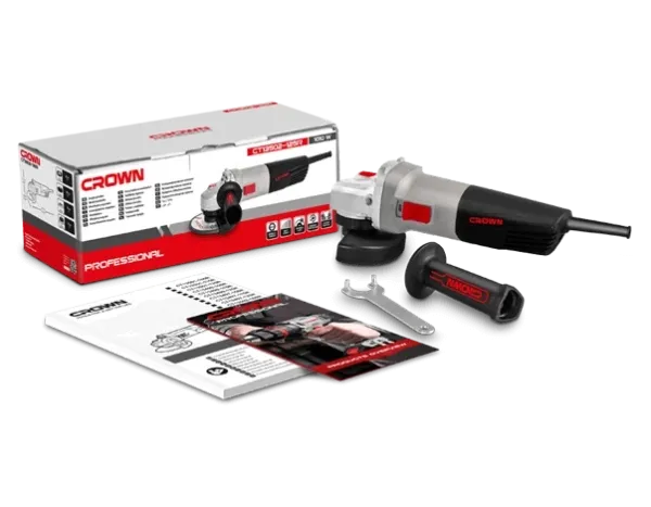 Угловая шлифмашина CROWN CT13502-125R - фото 3