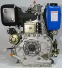 Двигатель дизельный Беларусь 178FE 7,0 л.с. шлиц — миниатюра 3