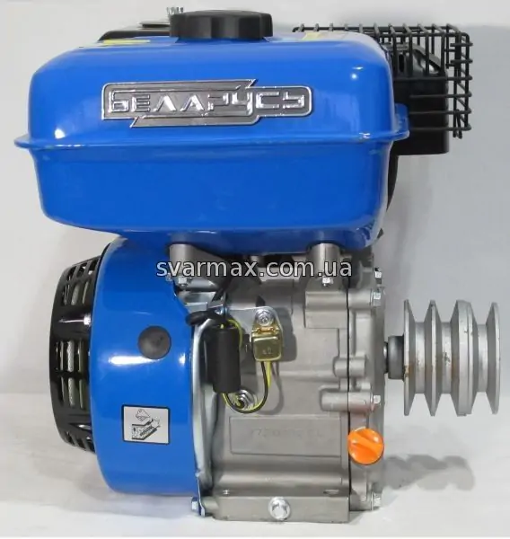 Двигатель бензиновый Беларусь 170F 7,5 л.с. 19 вал с шкивом - фото 4