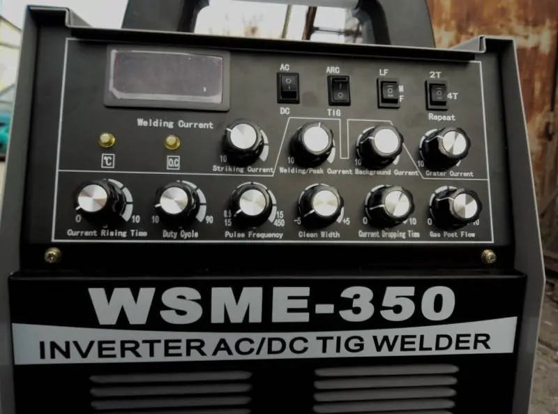 Аргонодуговий зварювальний апарат Луч Профі WSME-350 AC/DC - фото 2 Аргонодуговий зварювальний апарат Луч Профі WSME-350 AC/DC - фото 2