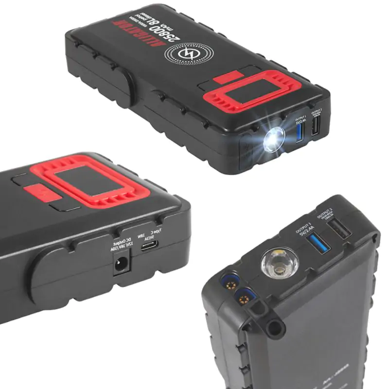 Пусковое устройство Alligator Jump Starter 1500A/2500A 25800mAh со Smart-клеммами и беспроводной зарядкой - фото 3