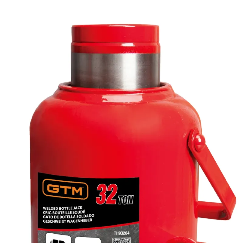 Домкрат гідравлічний 32т GTM TH93204 пляшковий одноштоковий - фото 2