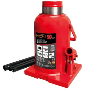 Товар Домкрат гідравлічний 50т GTM TH95004 пляшковий одноштоковий