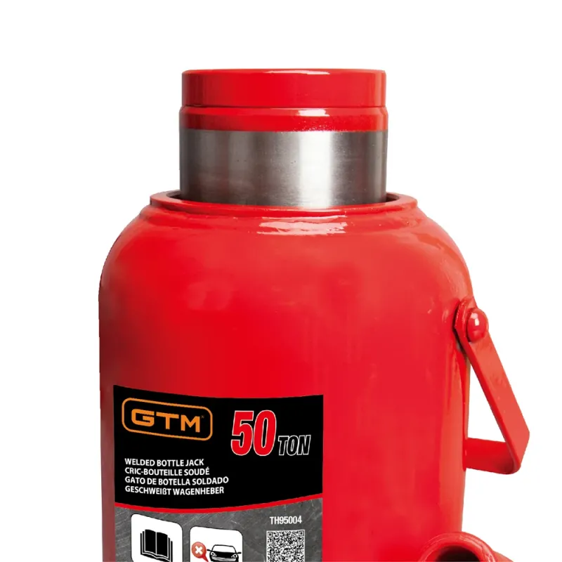 Домкрат гідравлічний 50т GTM TH95004 пляшковий одноштоковий - фото 2