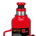 Домкрат гідравлічний 12т GTM TH91204 пляшковий одноштоковий — мініатюра 3