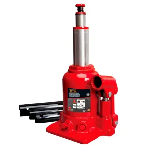 Товар Домкрат гідравлічний пляшковий 2т GTM TF0202 двоштоковий