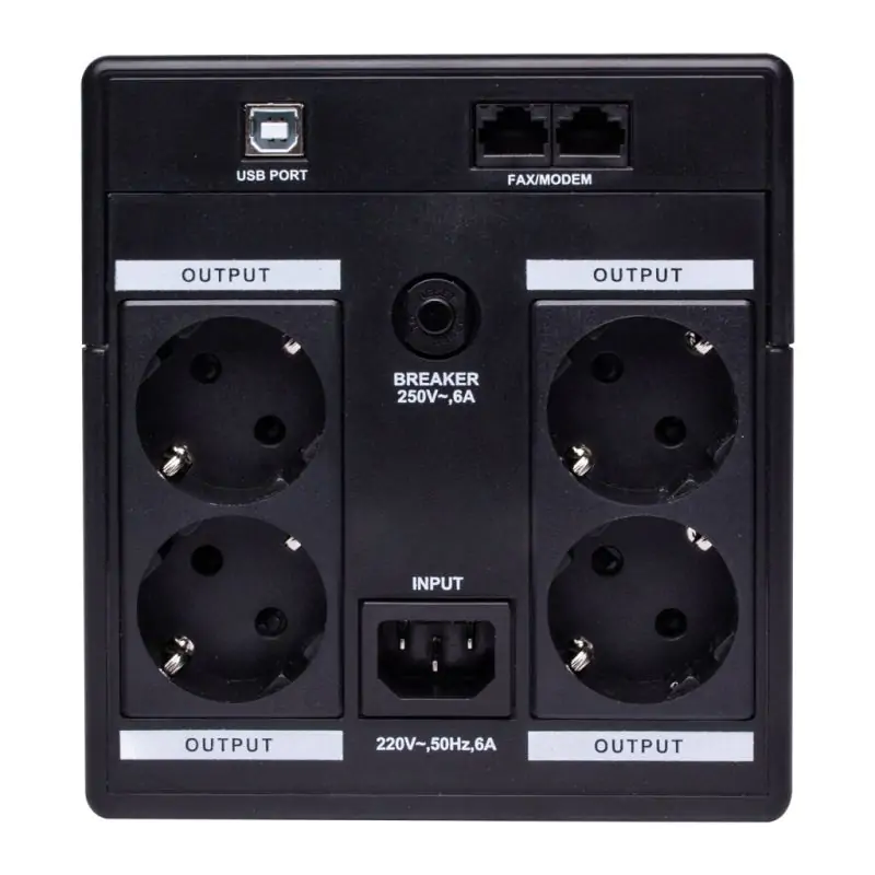 Джерело безперебійного живлення (ДБЖ) LPM-U1100VA-P (770Вт) - фото 4