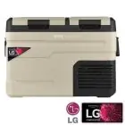 Холодильник автомобільний Brevia 38л (компресор LG) двокамерний 23425 — мініатюра 1