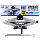 Домкрат ромбовий Molder 2т 120-413мм — мініатюра 2