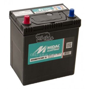 Акумулятор 6СТ-37A MIDAC HERMETICUM ASIA, 12V, 37AH, (+/-), 12В, 37АЧ, EN330А