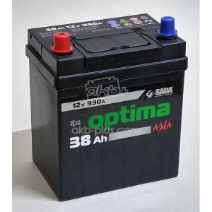 Автомобільний акумулятор OPTIMA ASIA 6СТ-38 (+/-) 12В 38АЧ 330А
