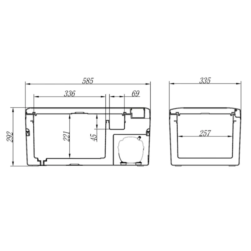 Автомобильный холодильник Brevia 18 л 22200 - фото 11