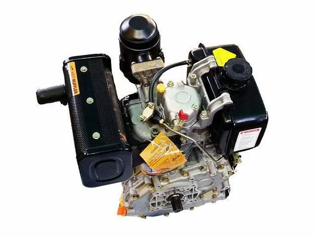 Двигатель дизельный Bizon 186FЕ (10,0 л.с) вал 25 мм, шлиц - фото 3