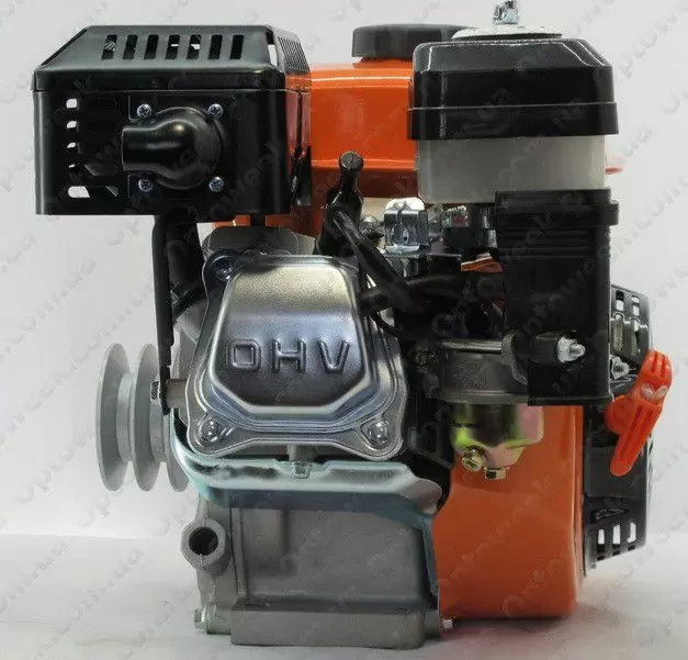 Двигатель бензиновый заря 170f-s, шпонка 19мм, шкив - фото 3