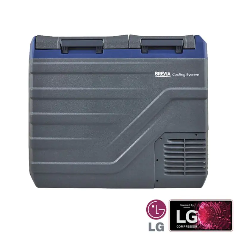 Холодильник автомобільний Brevia 39л (компресор LG) двокамерний 22965 - фото 4