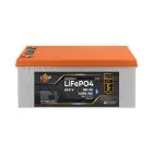 Акумулятор LP LiFePO4 25,6V - 160 Ah (4096Wh) (BMS 200A/100А) пластик LCD Smart BT — мініатюра 2