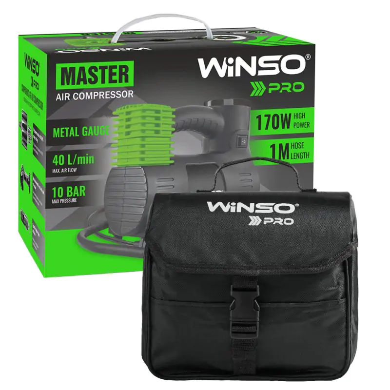 Автомобильный компрессор Winso Pro Master 12В 10Атм 40л/мин - фото 5