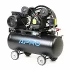 Компрессор двухцилиндровый ременной 2.2кВт 402л/мин 8бар 50л (2 крана) APRO — миниатюра 1