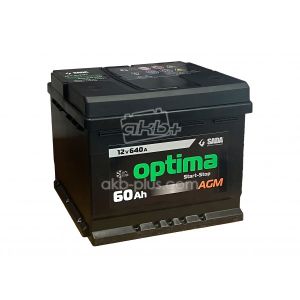 Автомобільний акумулятор OPTIMA AGM 6СТ-60 12В 60АЧ 640А