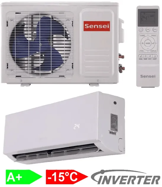 Кондиціонер інверторний Sensei SAC-18CHI Lux - фото 1