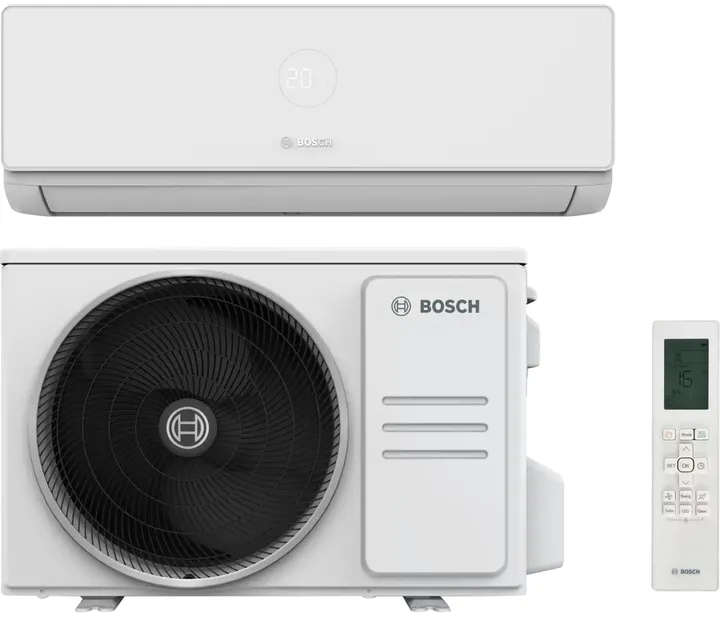 Bosch Кондиционер CL4000i RAC 3,5, 12000 BTU, інвертор, 35 м2, A++/A++, до -21°С, R32, Wi-Fi ready, білий - фото 1