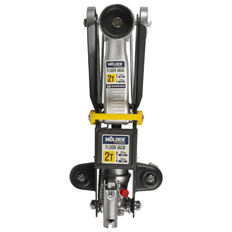 Домкрат гідравлічний підкатний Molder 2т 130-330мм у кейсі - фото 4