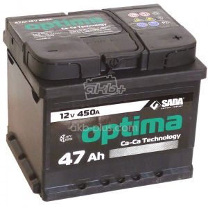 Автомобільний акумулятор OPTIMA 6СТ-47 (-/+) Євро 12В 47АЧ 450А низький