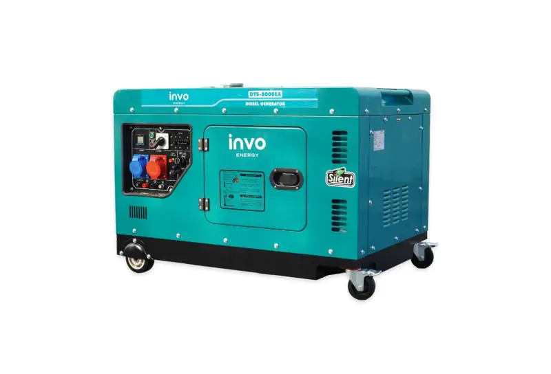 Дизельный генератор INVO DTS-8000EA в кожухе, 7,5/8кВт, 230/380В - фото 2