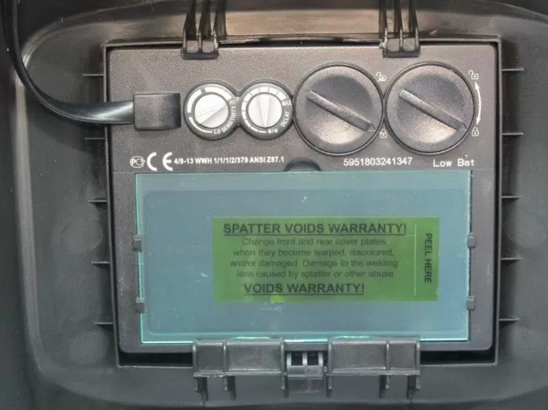 Маска сварщика хамелеон Vita apache цвет чёрный - фото 3