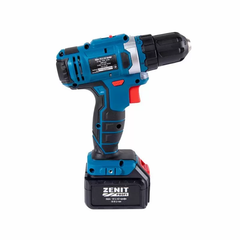 Шуруповерт аккумуляторный Зенит ЗША-18 Li А2 Профи - фото 3