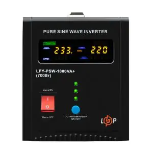 Товар ИБП LogicPower LPY-PSW-1000VA+ (700Вт) 10A/20A с правильной синусоидой 12V