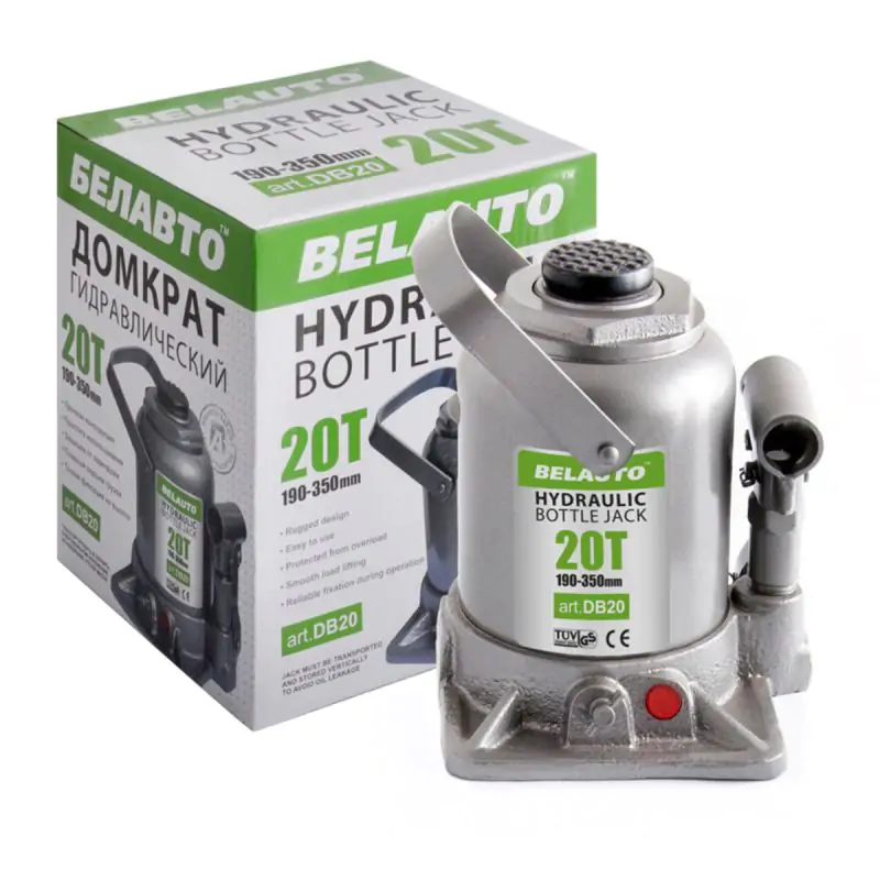 Домкрат гидравлический бутылочный Белавто 20т 190-350мм - фото 2