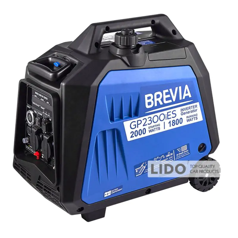 Генератор Brevia инверторный бензиновый 2,0кВт с электростартером - фото 2