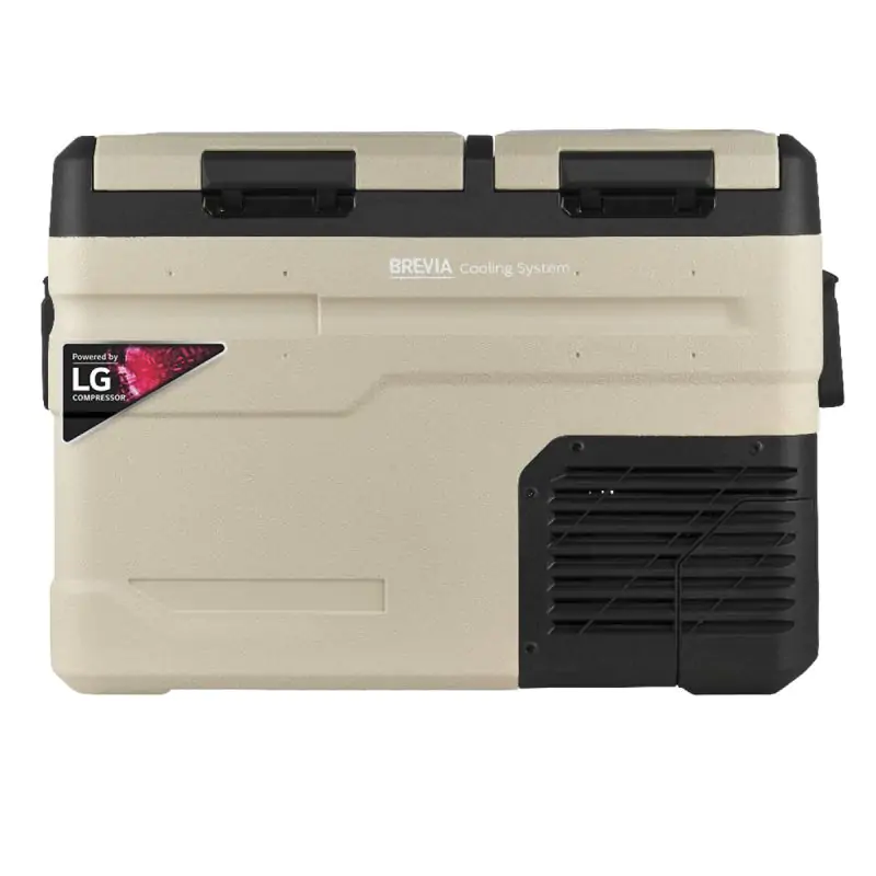 Холодильник автомобільний Brevia 38л (компресор LG) двокамерний 23425 - фото 6