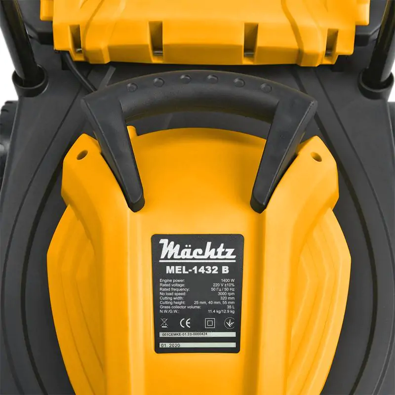 Газонокосилка электрическая Machtz MEL-1432 B - фото 4 Газонокосилка электрическая Machtz MEL-1432 B - фото 4