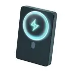 Повербанк (Power Bank) Brevia ePower 10000mAh MagSafe SuperSlim PD20W, Qі15W LCD чорный — миниатюра 1