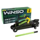 Домкрат гідравлічний підкатний Winso 171700 2т 130-330мм — мініатюра 1