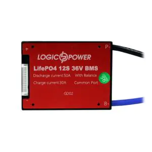 Товар BMS плата LiFePO4 36V 12S Dis 50A Ch 30A