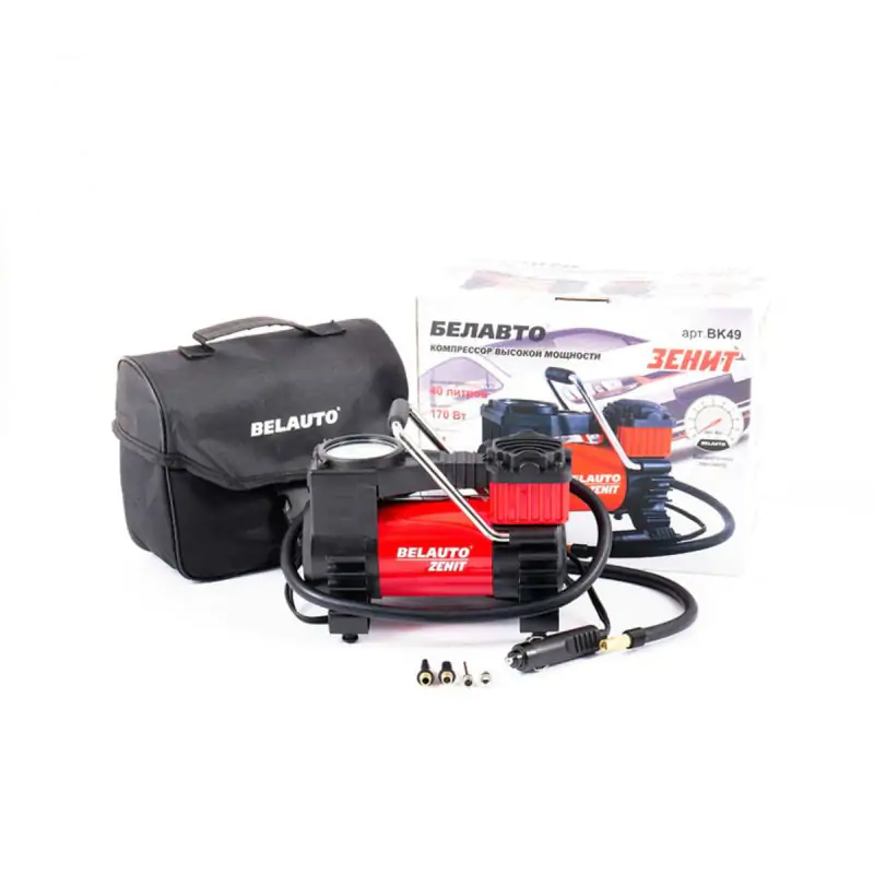 Компресор автомобільний Белавто Зеніт 10Атм 40л/хв 170Вт - фото 1 Компресор автомобільний Белавто Зеніт 10Атм 40л/хв 170Вт - фото 1