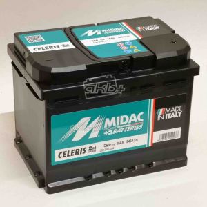 Акумулятор 6СТ-60A MIDAC CELERIS, 12V, 60AH (-/+) Євро, 12В, 60АЧ, EN540А